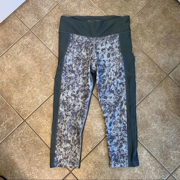 Under Armor Compression Heatgear Gray Capri Pants! - Picture 1 of 6